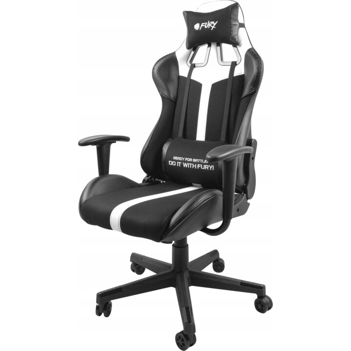 SEDIA DA GIOCO FURY AVENGER XL NERO E BIANCO