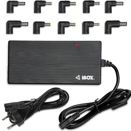 iBox IUZ90WA power adapter and inverter Indoor 90 W Black