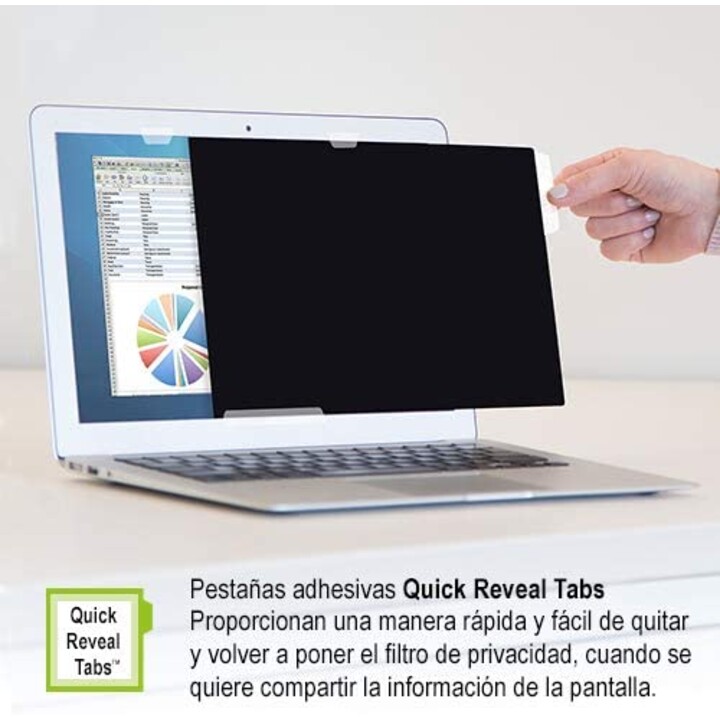 Fellowes PrivaScreen 33.8 cm (13.3") Laptop Frameless display privacy filter