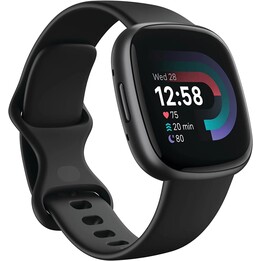 Fitbit Versa 4 Smartwatch preto/alumínio preto