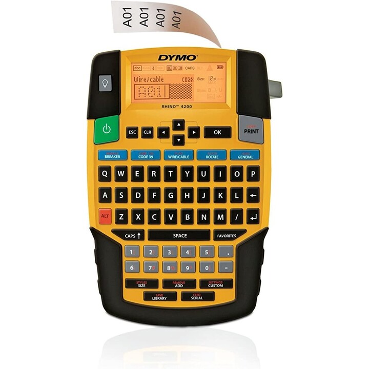 DYMO Rhino 4200 etichettatrice industriale portatile nera