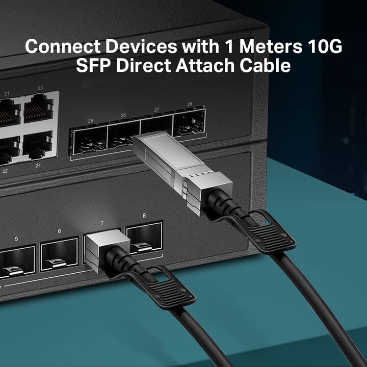 Cavo di collegamento diretto TP-Link 10GBase SFP+ (TL-SM5220-1M)