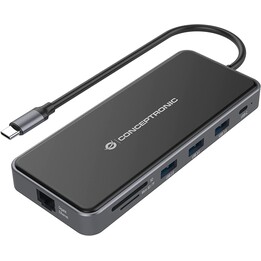 CONCEPTRONIC DOCKING USB 3.2 GEN 1, 12 IN 1