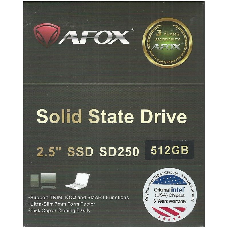 AFOX SSD 512GB QLC 560 MB/S