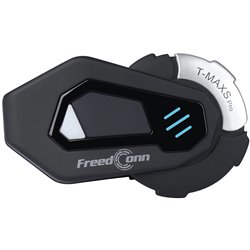 Intercomunicador para motocicleta FreedConn T-MAX S Pro sem fio Bluetooth Prata