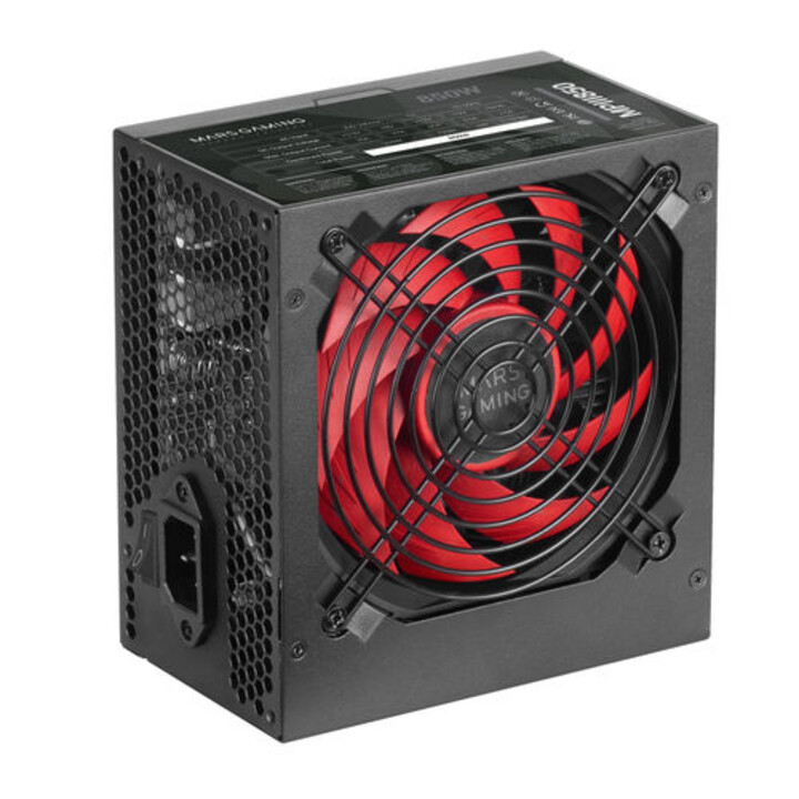 ALIMENTATORE 850W MARS GAMING PFC-ATTIVO ATX 12CM