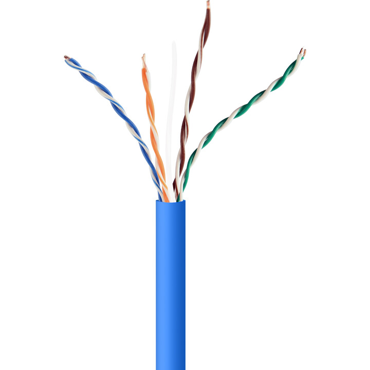 Cabo UTP Gembird UPC-5004E-SOL-B, fio cat.5e (CCA) 305m, azul