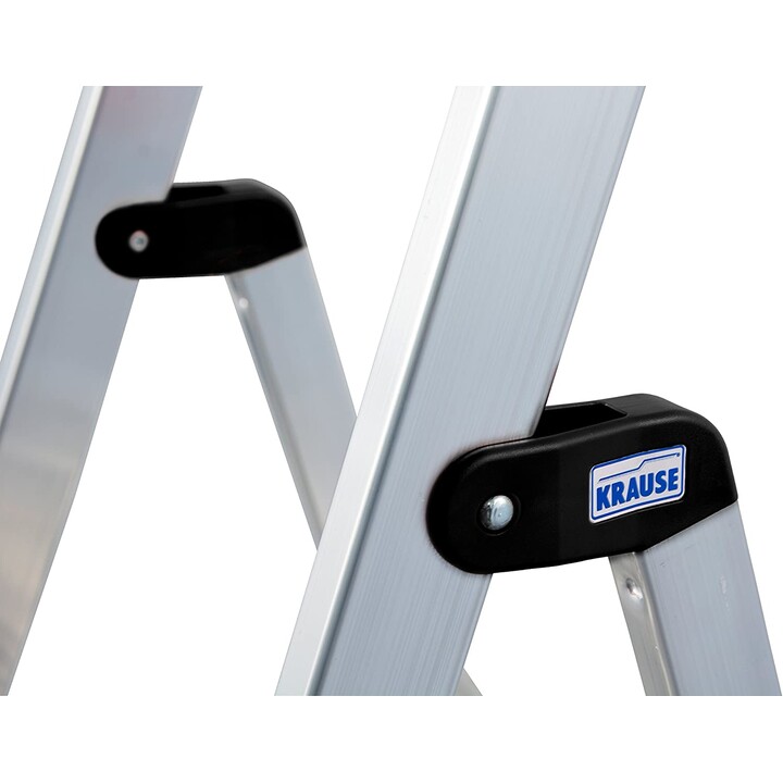 KRAUSE SAFETY 4-Step Independent Aluminum Ladder with Reinforced Professional Structure
