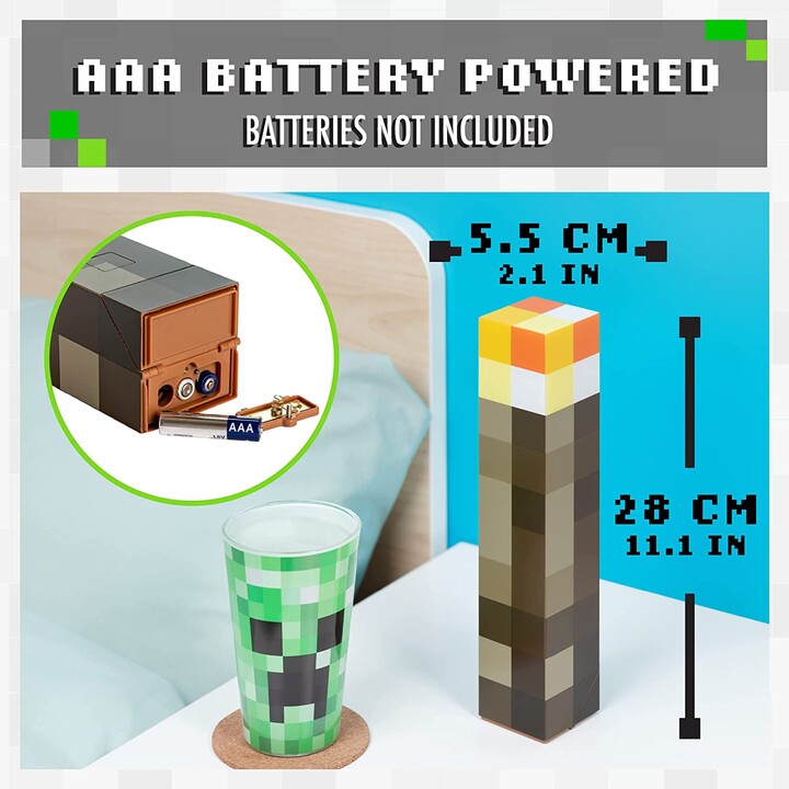 Paladone Lampe Torche Minecraft