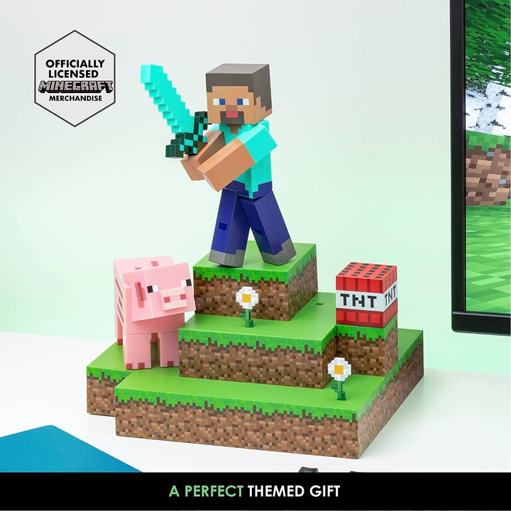 Paladone Lampe Steve Diorama Minecraft