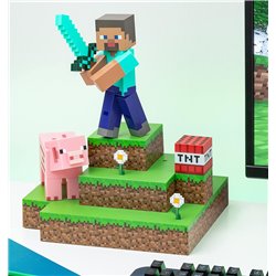 Lampe Paladone Steve Diorama Minecraft