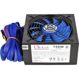 Fonte De Alimentação 750 W LD-Link Pfc-Active 80+ 3Sata 14Cm Atx
