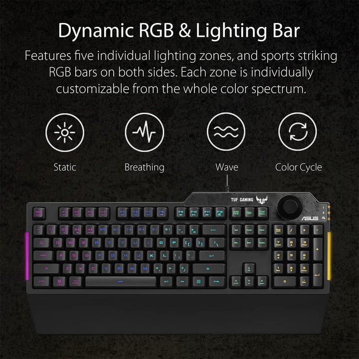 Asus TUF Gaming K1 RGB - Teclado