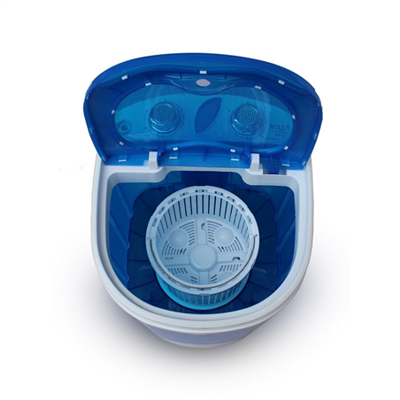 Adler AD 8051 lavadora Carga superior 3 kg Azul, Blanco