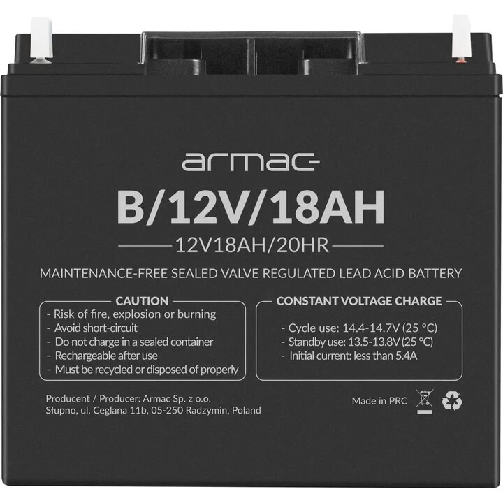 Bateria universal de gel Armac B/12V/18Ah UPS