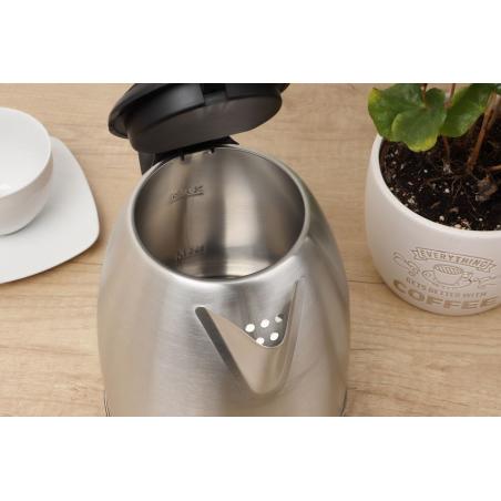 ELDOM Hervidor de acero HUMI, 1800 W, capacidad 1,7 l, vitrocerámica