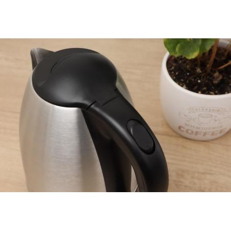 ELDOM Hervidor de acero HUMI, 1800 W, capacidad 1,7 l, vitrocerámica