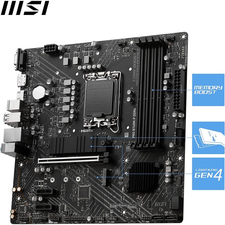 MSI PRO B760M-P DDR4 (1700)