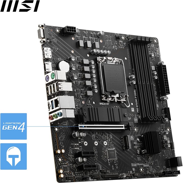 MSI PRO B760M-P DDR4 (1700)