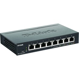 D-LINK DGS-1100-08PV2 switch géré intelligent Gigabit Ethernet PoE+ noir