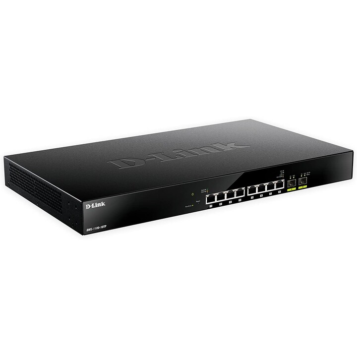 Switch smart 8 port base poe 2 10g