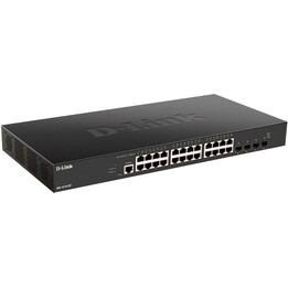 D-Link DXS-1210-28T Managed Switch L2/L3 10G-Ethernet (100/1000/10000) 1U Schwarz