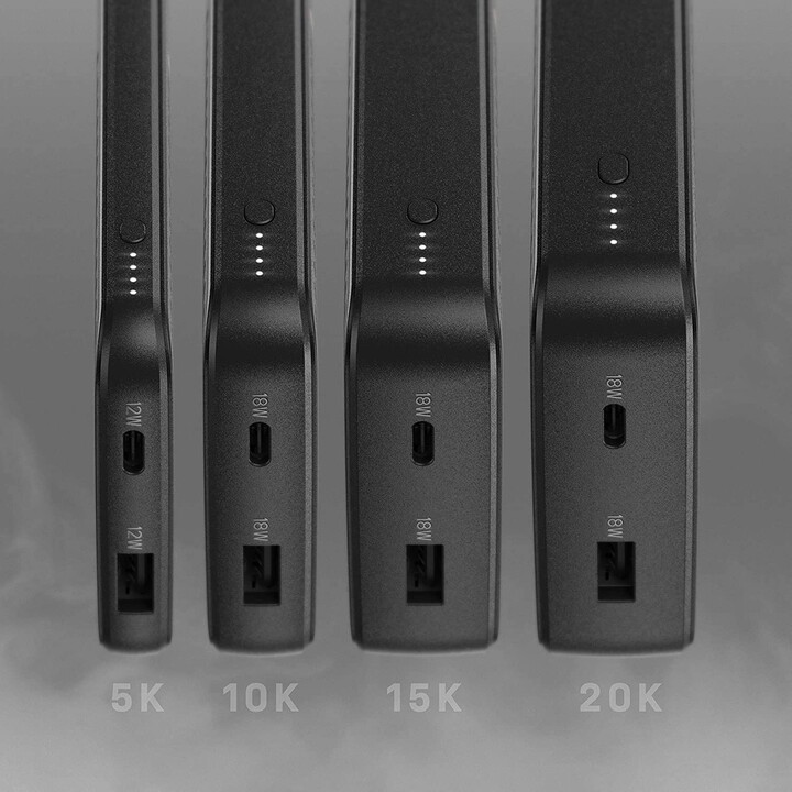 OtterBox Power Bank, Cargador portátil 5,000 mAh usb a c 12w black