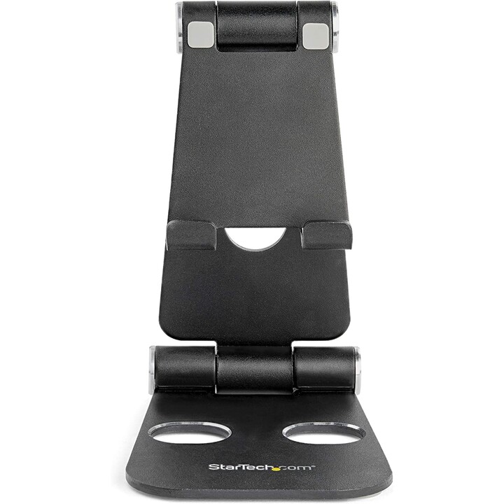 StarTech.com USPTLSTNDB phone and tablet stand, foldable, multi-angle, black