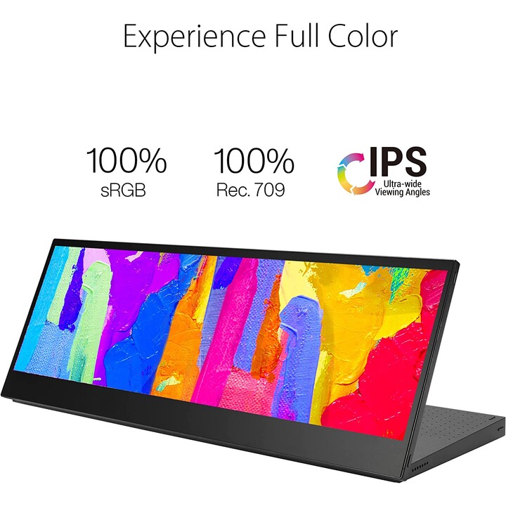 Ecrã Asus ProArt Display PA147CDV Creative Tool de 14 polegadas, 32:9, IPS, Full HD