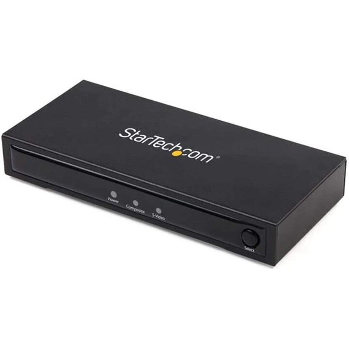 STARTECH VID2HDCON2 convertitore composito/S-Video a HDMI con audio 720p nero