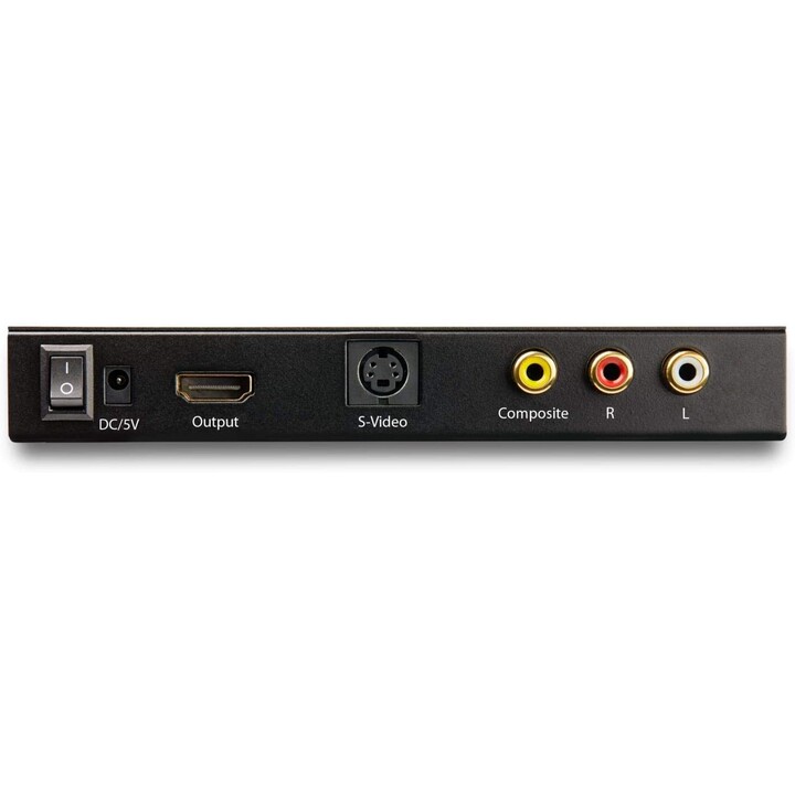 STARTECH VID2HDCON2 convertisseur composite/S-Video vers HDMI avec audio 720p noir