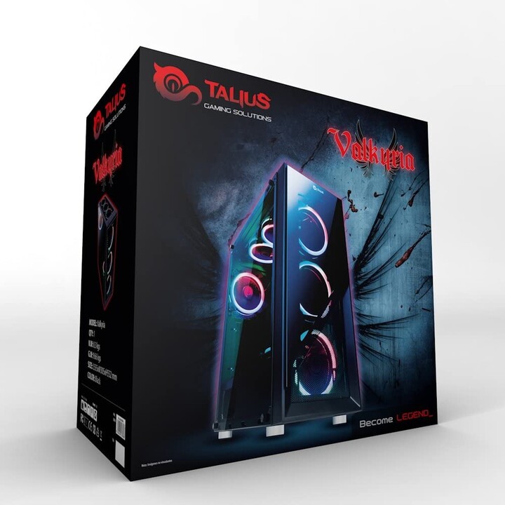 CUSTODIA USB 3.0 ATX LED TALIUS VALKYRYA