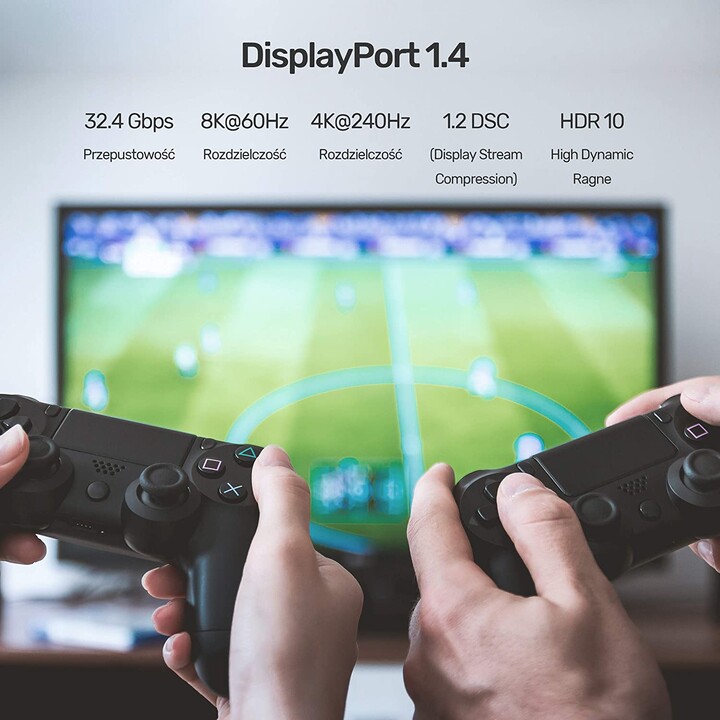 Unitek DisplayPort Cable Optical 1.4, AOC, 8K, 20M