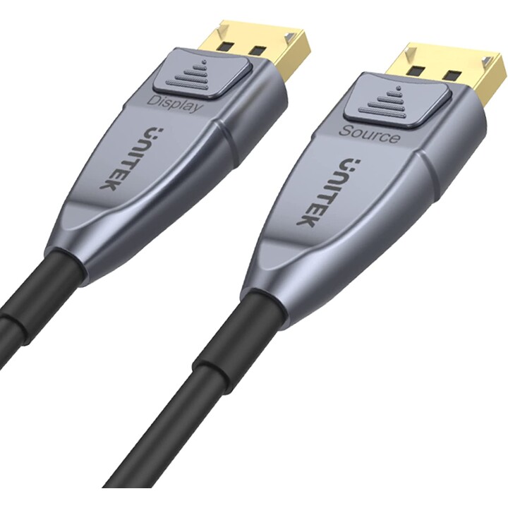 UNITEK DISPLAYPORT CABO ÓTICO 1.4, AOC, 8K, 20M