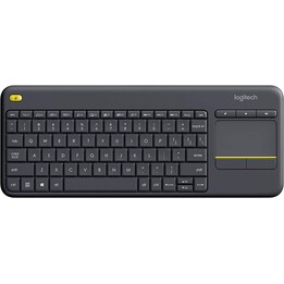 Tastiera Logitech K400 Plus RF wireless QWERTY olandese nera