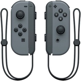 Powergaming Set Joy-Con gauche/droite compatible Nintendo Switch Gris