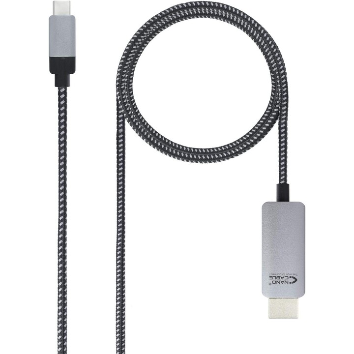 NanoCable 10.15.5103 cabo conversor USB-C para HDMI 3 m preto