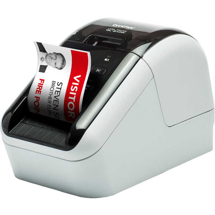 Brother QL-810W label printer Direct thermal Colour 300 x 600 DPI 176 mm/sec Wired & Wireless DK Wi-Fi