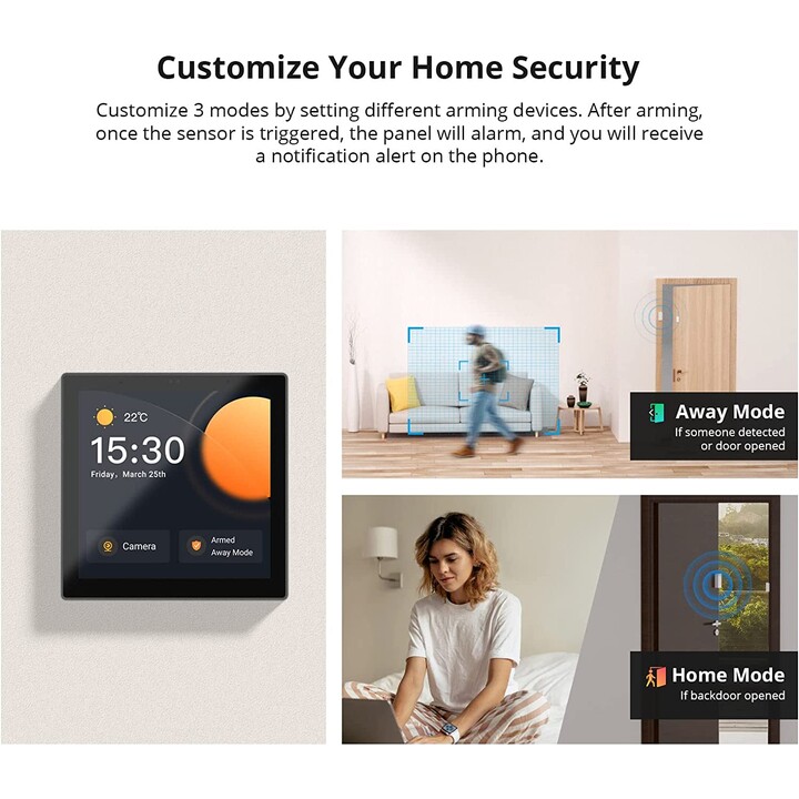 Pannello di controllo Smart Home NSPanel Pro - Modello grigio