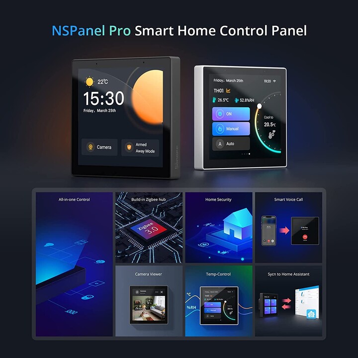 Preorder - NSPanel Pro Smart Home Control Panel - Grey Model