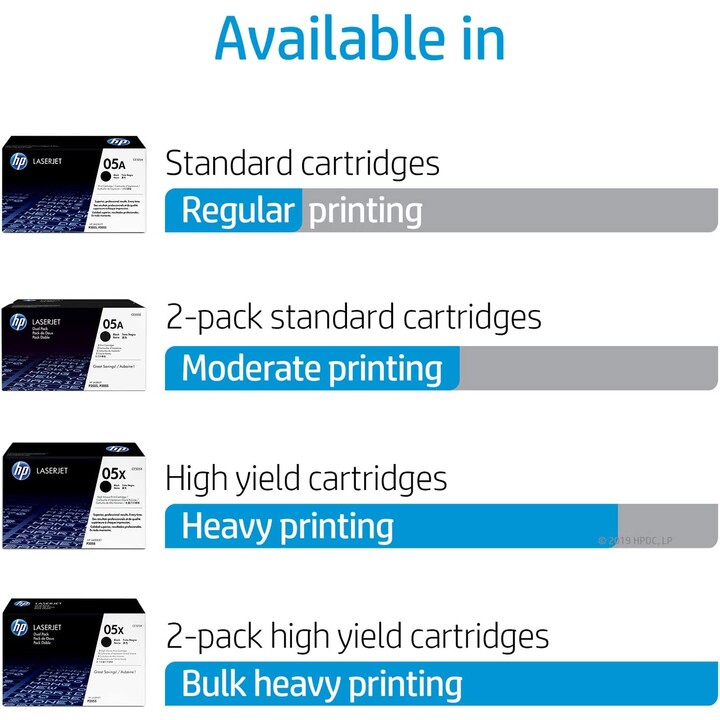 HP 05X Pack 2Ud Negro Original