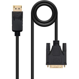 CABLE DISPLAYPORT A DVI NANOCABLE 10.15.4502 - DISPLAYPORT / MACHO - DVI / MACHO - 2 M - BLACK