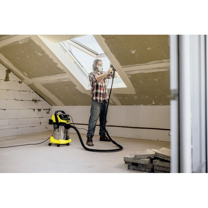 Kärcher WD 6 P S V-30/6/22/T Noir, Acier inoxydable, Jaune 30 L 1300 W