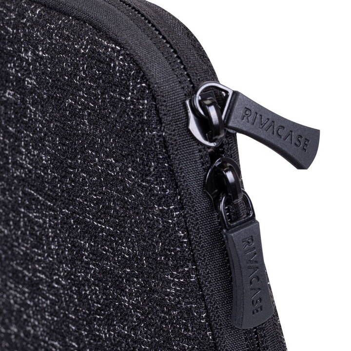 RIVACASE Cartella Anvik porta pc 15.6", nera, con manico, materiale impermeabile, interno felpato, tasca posteriore porta s