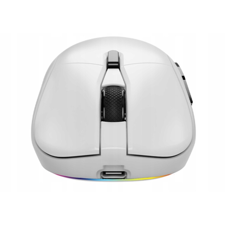 Savio RIFT Weiss Dual-Mode-RGB-Gaming-Maus