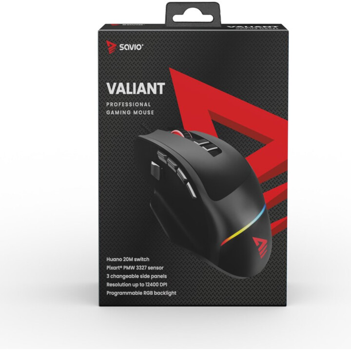 Savio Valiant RGB-Gaming-Maus
