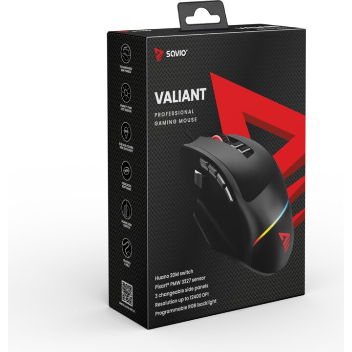 Savio Valiant RGB-Gaming-Maus