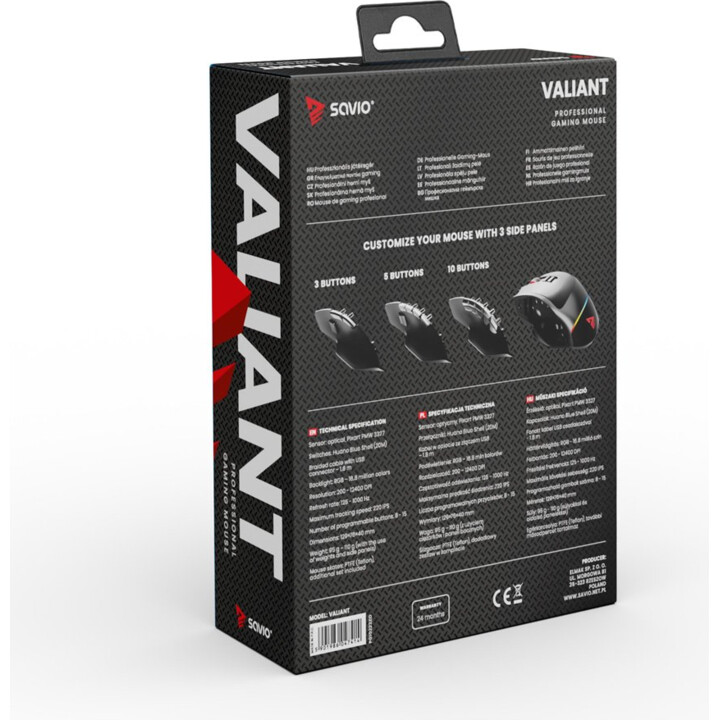 Rato Gaming Savio Valiant RGB