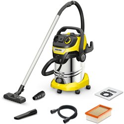 Kärcher WD 6 P S V-30/6/22/T Negro, Acero inoxidable, Amarillo 30 L 1300 W