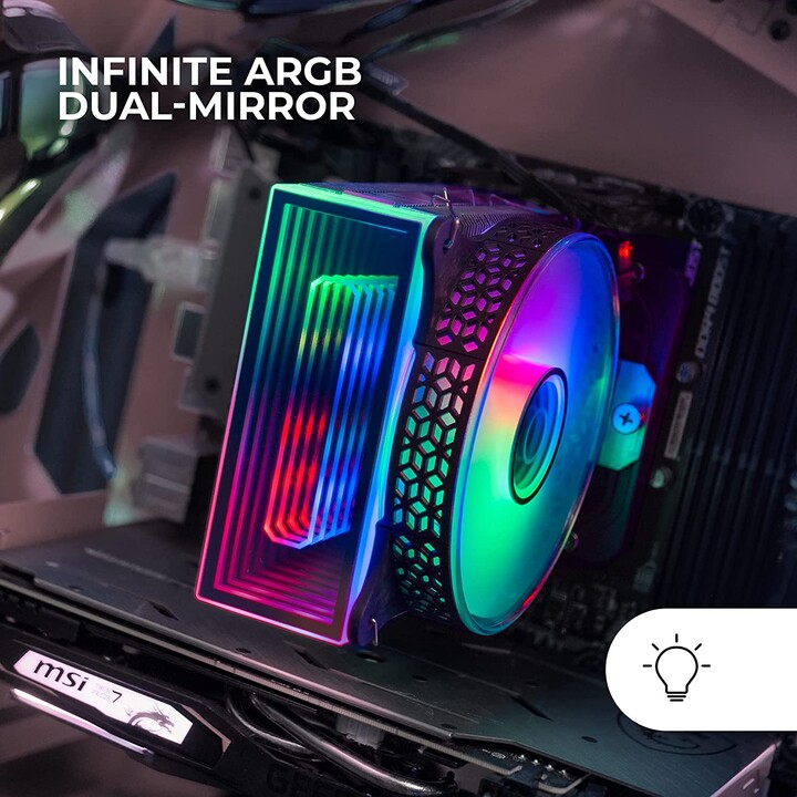 Ventilateur avec dissipateur thermique Mars Gaming MCPU-VR/ 12cm